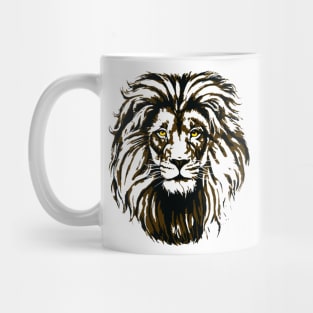 Colorful Lion - Lion Head Mug